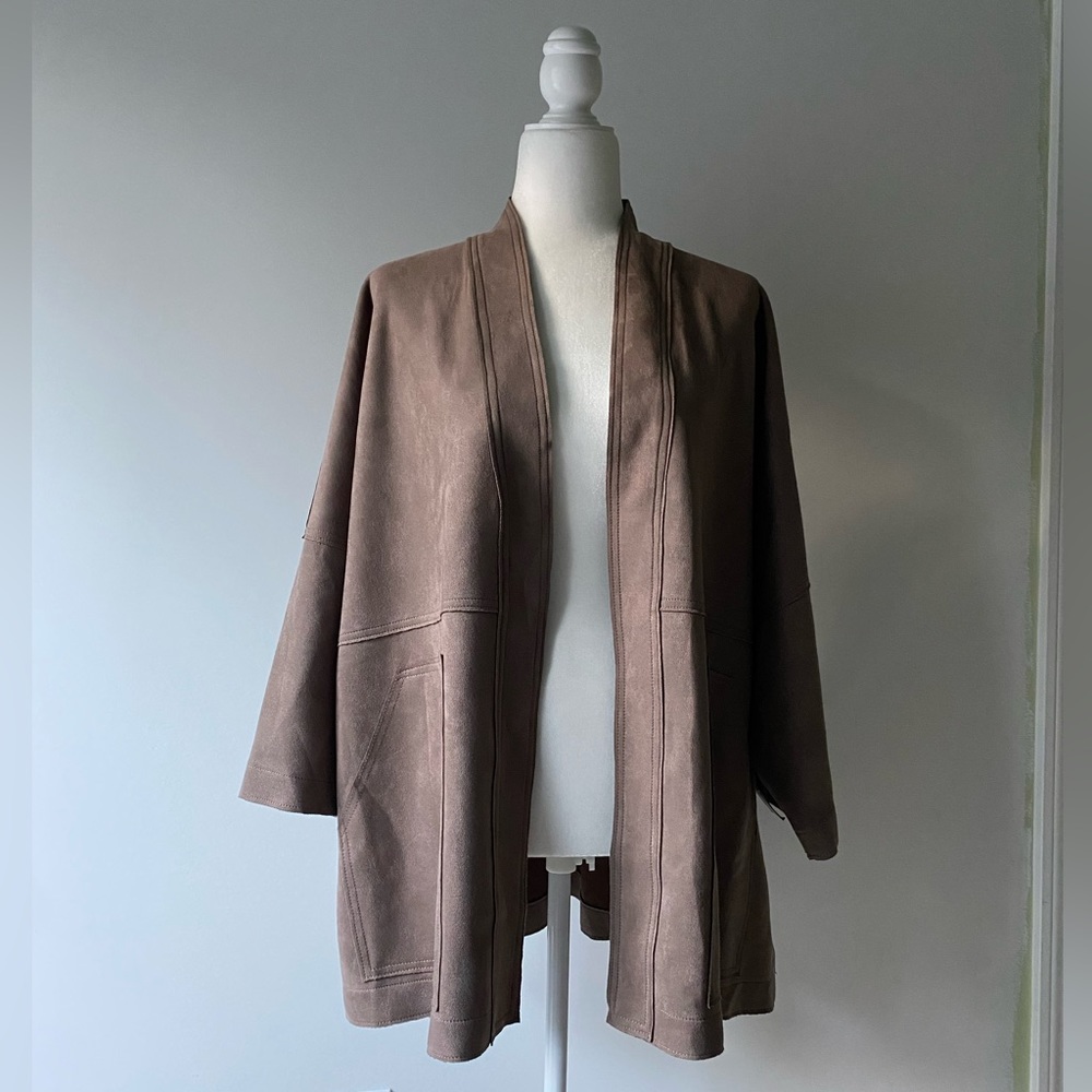 LIVERPOOL KIMONO FAUX SUEDE Sz M/L